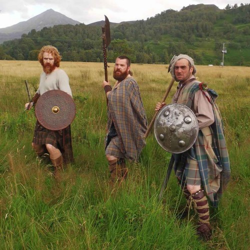 Highland reenacters