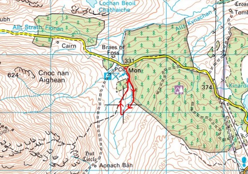 Easy Access Walk from Braes of Foss Car Park
